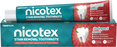 Nicotex Stain Removal & Teeth Whitening Toothpaste(100 g)
