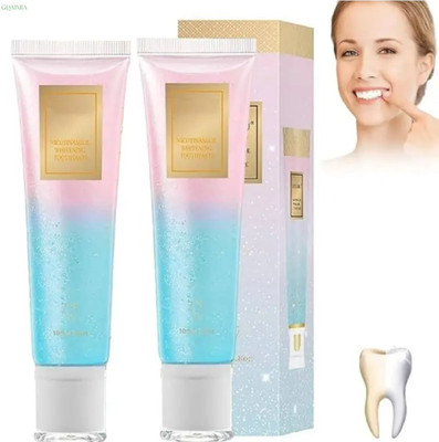 GLAMMIA Tooth Whitening Toothpaste | For Whiter Teeth Toothpaste(200 g, Pack of 2)