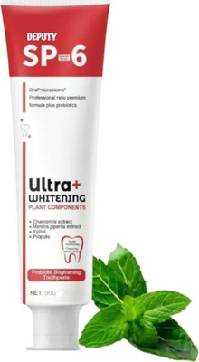 Kenkoderm SP 6 Ultra whitening toothpaste for Stain Removal and Enamel Protection Toothpaste(30 g)