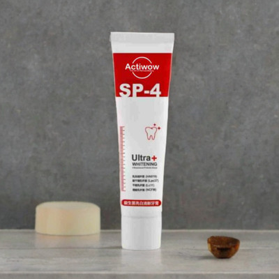ACTIWOW SP4 Ultra Whitening Paste for Whitening Teeth and Fresh Minty Breath Toothpaste(40 g)