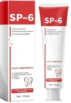 NewClick SP 6 Ultra Whitening & Brightening Toothpaste | Deep Cleaning Care Toothpaste Toothpaste(30 g)