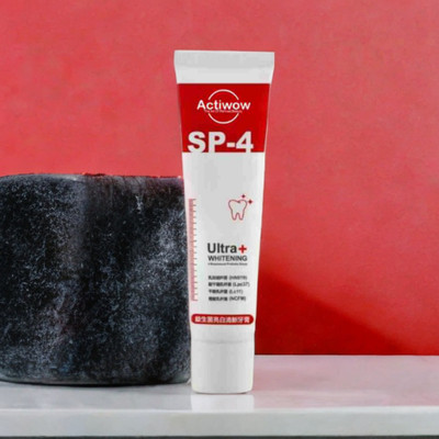 ACTIWOW SP4 Whitening Mint Paste for a Clean, Fresh Mouth and White Teeth Toothpaste(40 g)