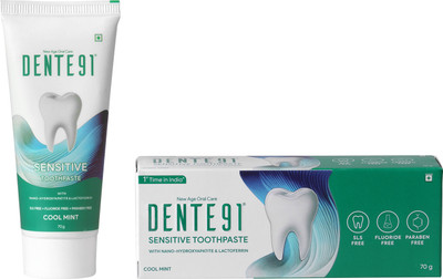 DENTE91 Sensitive Toothpaste, Reduces Hypersensitivity, Repairs Cavities Toothpaste(70 g)