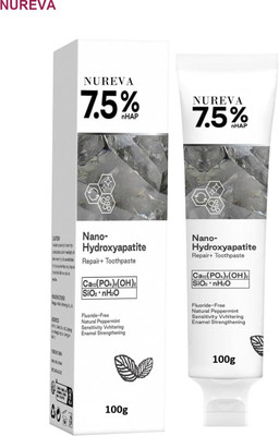nureva Hydroxyapatite Toothpaste for Daily Enamel Protection Toothpaste(100 g)