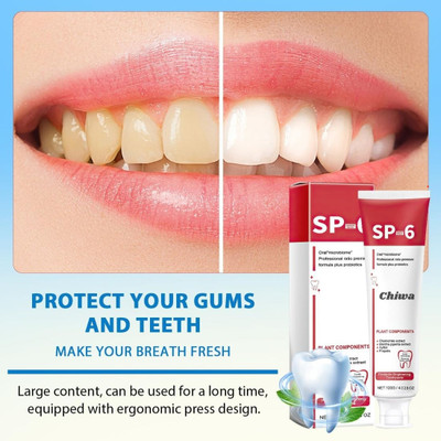 CHIWA SP 6 Toothpaste: Ultra Gum Protection Expert with Brush Included Toothpaste(60 g, Pack of 2)