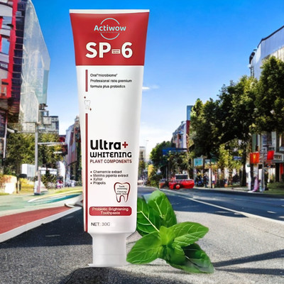 ACTIWOW SP 6 Whitening Toothpaste with Natural Chamomile for Gentle Care Toothpaste(40 g)