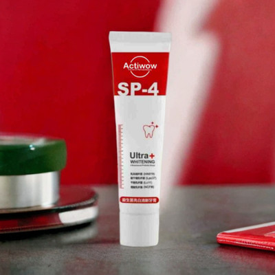 ACTIWOW SP4 Ultra Whitening Toothpaste for Whitening, Fresh Breath, and Gum Protection Toothpaste(40 g)