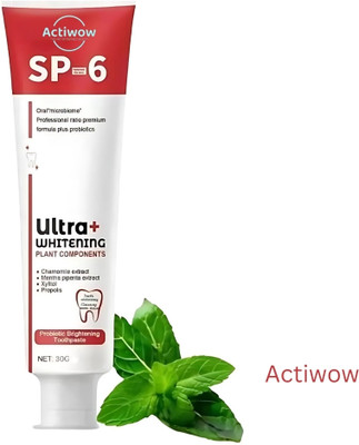 ACTIWOW SP6 Whitening Toothpaste for Oral Care & Sensitive Teeth A01 Toothpaste(40 g)