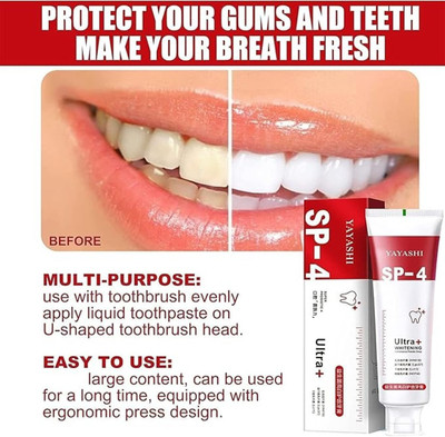 VIVAGLO SP-4 Ultra Brightening & Advance Whitening Toothpaste Toothpaste(50 g)