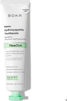 Boka Fluoride-Free Mint Toothpaste – Nano-HAp Boosted Formula Toothpaste(100 g)