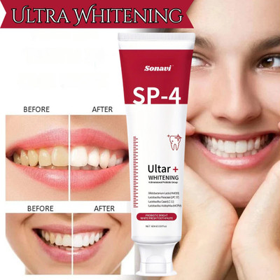 Sonavi Teeth Toothpaste for Kids Toothpaste -Sp 4 Ultra whitening teeth Toothpaste Toothpaste(60 g)