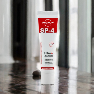 ACTIWOW SP-4 Ultra Whitening Charcoal Toothpaste with Antioxidant Boost Toothpaste(40 g)