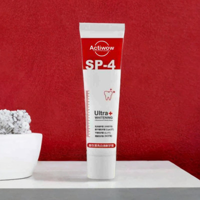 ACTIWOW SP4 Whitening Toothpaste for Whitening Power and Healthy Gums with Mint Flavor Toothpaste(40 g)