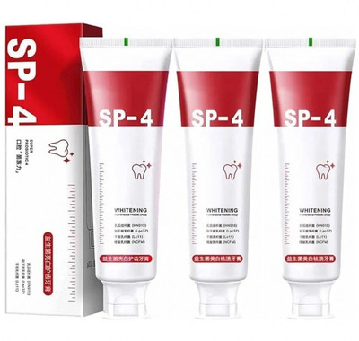 kHUDAt SP4: Powerful Stain Removal Toothpaste(30 g, Pack of 3)