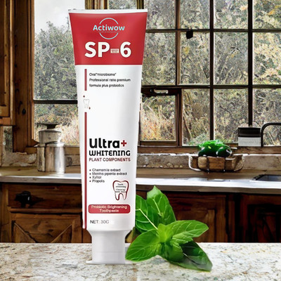 ACTIWOW SP 6 Whitening Toothpaste for Whitening & Anti-Plaque Formula Toothpaste(40 g)