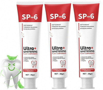 kHUDAt SP6: SP6: Remove Stains, Restore Whiteness Toothpaste(30 ml, Pack of 3)