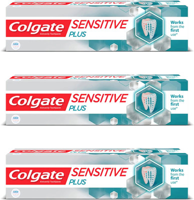 Colgate Sensitive Plus 70g Toothpaste (210 g, Pack of 3)