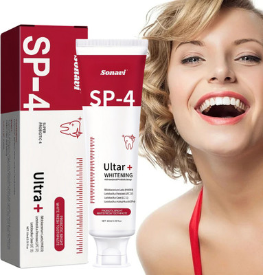 Sonavi SP-4 Toothpaste Natural Whitening Toothpaste Mousse Clean Gums Remove Stains Toothpaste(60 ml)