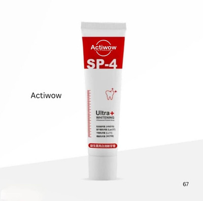 ACTIWOW SP4 Ultra Shine Pro Charcoal Formula Toothpaste(50 g)