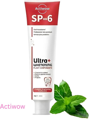 ACTIWOW SP6 Ultra Whitening Toothpaste with Fresh Mint Flavor Toothpaste(40 g)