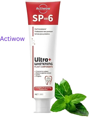 ACTIWOW SP6 Whitening Toothpaste with Extra Whitening Action A01 Toothpaste(40 g)