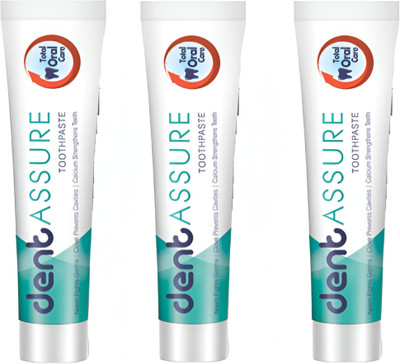 ASSURE Neem Toothpaste | 100g Each | Pack of 3 With Neem And Cloves Toothpaste(100 g, Pack of 3)
