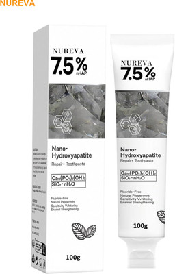 nureva Hydroxyapatite Toothpaste for Daily Enamel Care & Whitening Toothpaste(100 g)