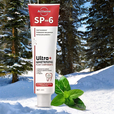ACTIWOW SP 6 Ultra Whitening Toothpaste with Natural Herbal Ingredients Toothpaste(40 g)