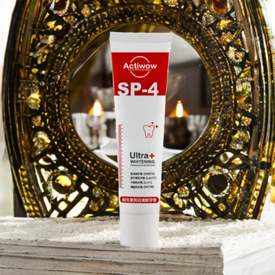 ACTIWOW Sp-4 Charcoal Whitening Toothpaste for Healthy Gums & Fresh Breath Toothpaste(40 g)