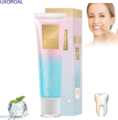 uxoroal Bright White Toothpaste – Niacinamide for Gums & Teeth Toothpaste(100 g)