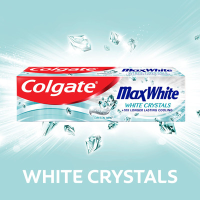 Colgate Max White Whitening Crystals Toothpaste 100ml IMPORTED Toothpaste(100 ml)
