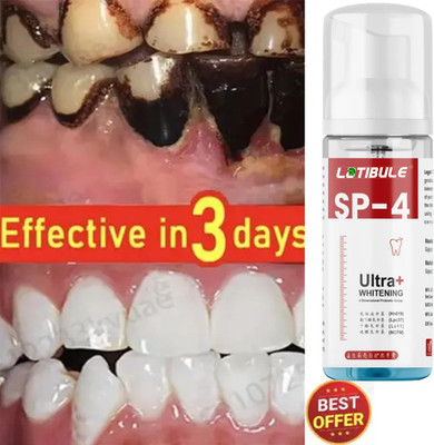 Latibule Ultra + Teeth Whitening Foam Charcoal Toothpaste, Deep Clean, Plaque Removal Toothpaste(60 ml)