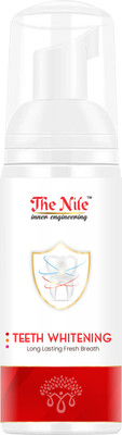 The Nile 3 in 1 Teeth Whitening Mousse Foam To Deeply Cleaning Gums, Stain Removal Teeth Toothpaste(60 ml)