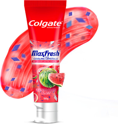 Colgate MaxFresh Watermelon Blast Gel paste with Cooling Crystals Ultrafreeze Technology Toothpaste(100 g)