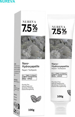 nureva Hydroxyapatite Toothpaste for Whitening & Healthy Enamel Toothpaste(100 g)