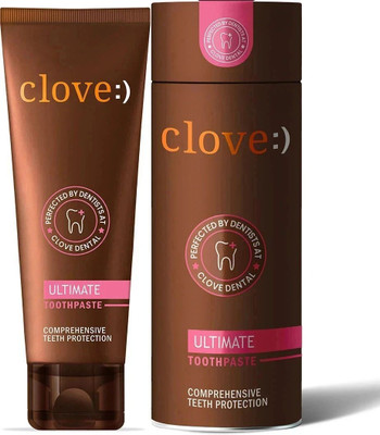 Clove Ultimate for Anti cavity, Teeth Whitening, Healthy Gums, Mint Toothpaste(100 g)