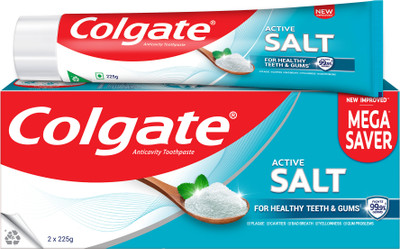 Colgate Active Salt Tooth paste, Daily Germ Protection, Healthy Gums & Teeth, Combo Pack Toothpaste(450 g)