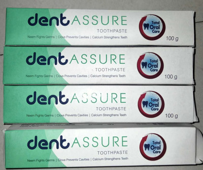 Vestige ASSURE NEEM CLOVE TOOTHPASTE PACK OF 4 EACH 100GM Toothpaste(400 g, Pack of 4)