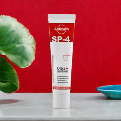 ACTIWOW SP4 Whitening Toothpaste for Whitening and Fresh Breath with Mint Flavor Toothpaste(40 g)