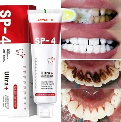 AYYIASHI SP4 Toothpaste Provides Deep Cleaning with Long Lasting Freshness for Daily Care Toothpaste(30 g)
