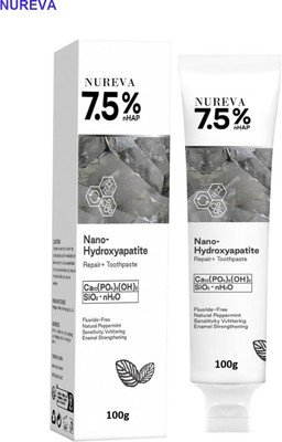 nureva Hydroxyapatite Toothpaste for Natural Teeth Whitening Toothpaste(100 g)