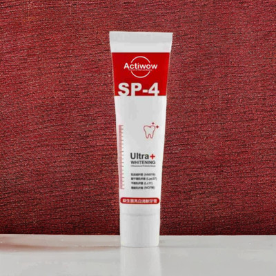 ACTIWOW SP4 Whitening Paste for Teeth Whitening and Healthy Gums in Minty Freshness Toothpaste(40 g)