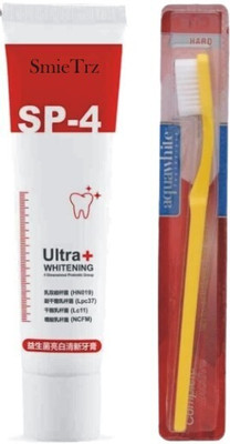 SMIETRZ SP 4 Intensive Teeth Ultra Whitening or sensitivity relief Toothpaste(30 g, Pack of 2)