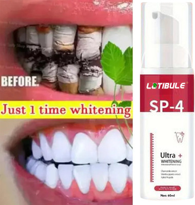 Latibule Ultra + Teeth Whitening Foam Fighting Germ Formula Toothpaste(60 ml)
