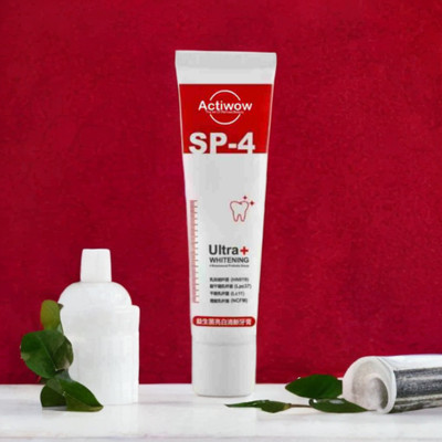 ACTIWOW SP4 Whitening Toothpaste for Whitening Teeth, Healthy Gums, Minty Freshness Toothpaste(40 g)