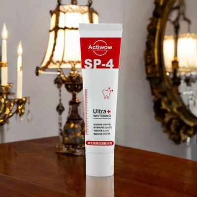 ACTIWOW Sp-4 Whitening Toothpaste with Bamboo Charcoal & Fresh Aloe Vera Toothpaste(40 g)