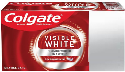Colgate Visible White Teeth Whitening Toothpaste Toothpaste(200 g)