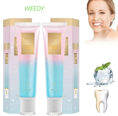 WEEDY Niacinamide Toothpaste Pack of 2 for Radiant Smiles and Total Whitening Toothpaste(70 g, Pack of 2)