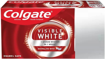 Colgate Visible White Teeth Whitening Toothpaste Toothpaste(201 g)