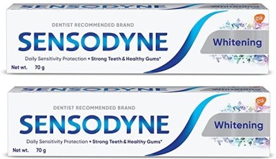 SENSODYNE Toothpaste - Whitening, Sensitive To Restore Natural Whiteness, Toothpaste(140 g, Pack of 2)